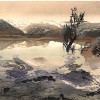 Paysage de soie